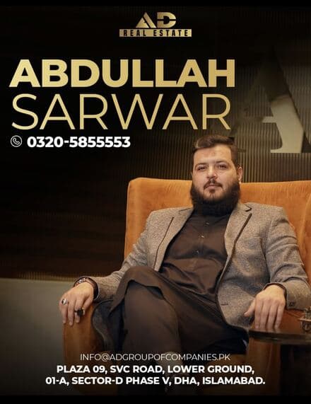 Abdullah Sarwar, Senior Sales Consultant at AD Real Estate