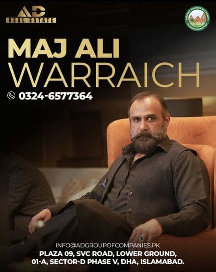Maj Ali Warraich, Senior Sales Consultant at AD Real Estate
